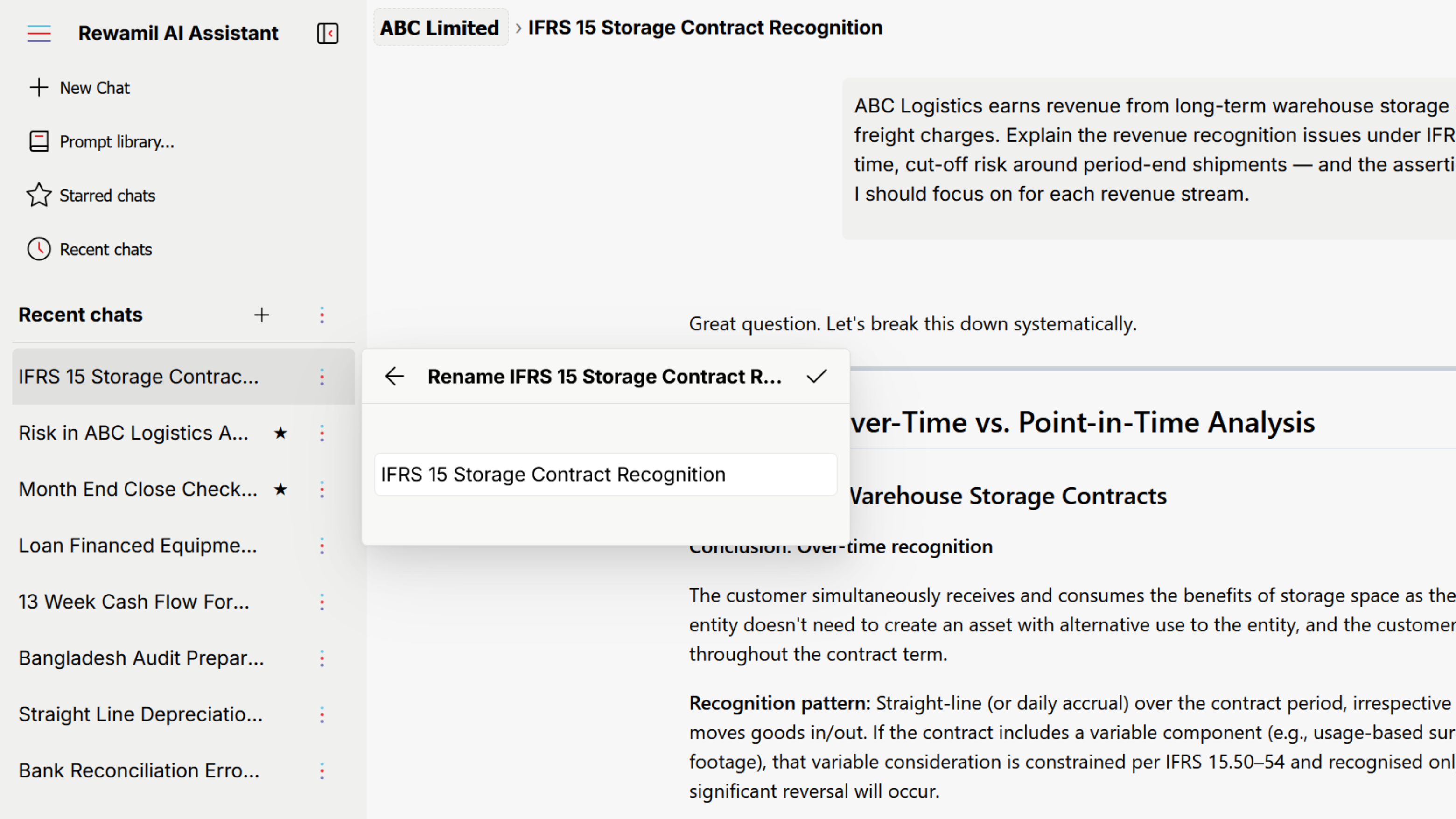 Rewamil layout - Chat list features
