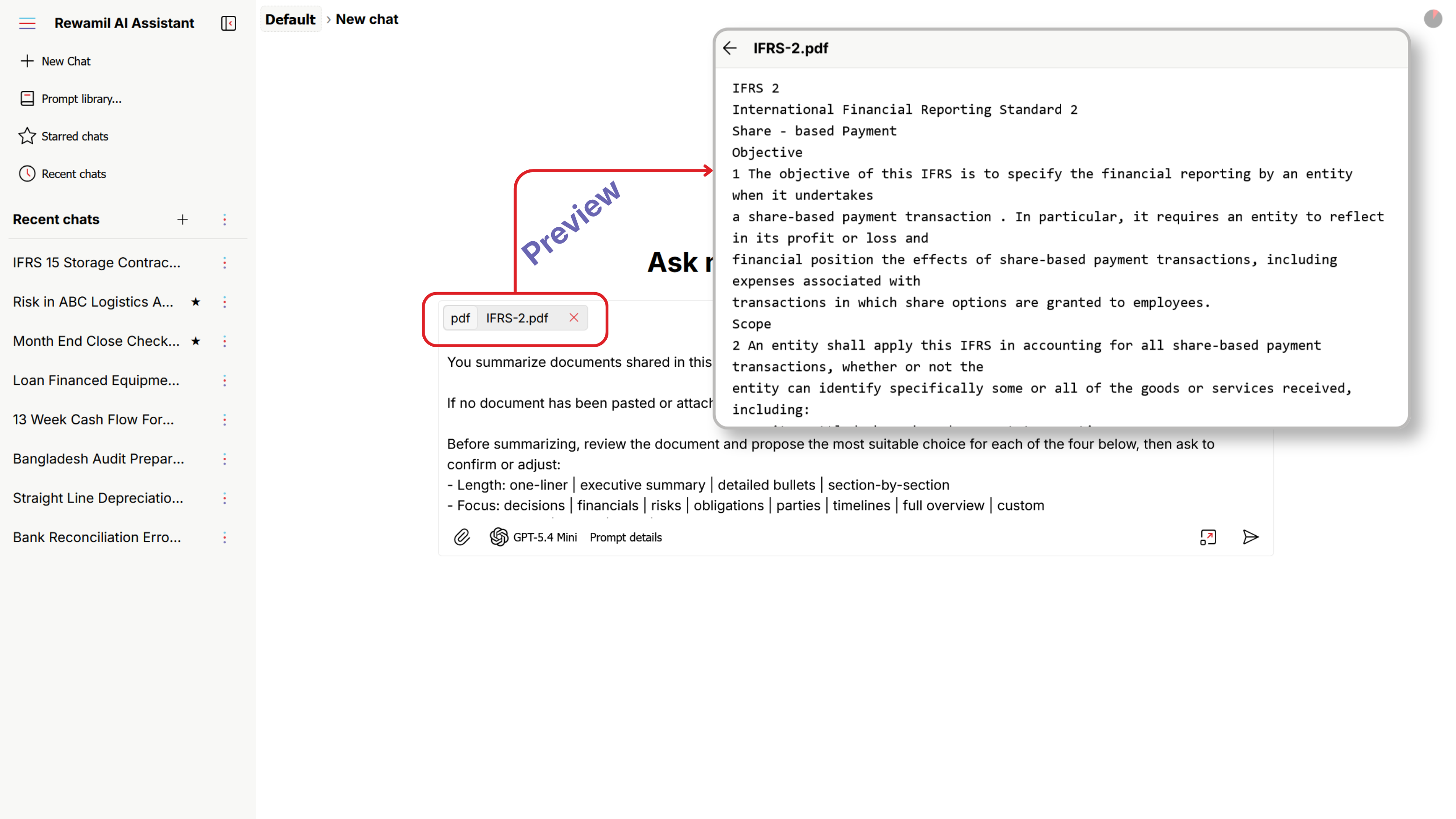 Attaching files